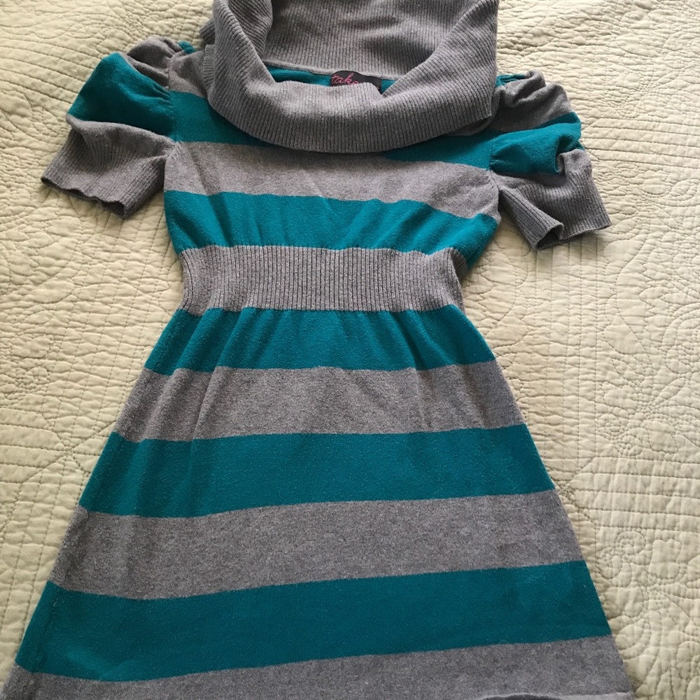 TAKEOUT girls knit dress size small